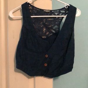 Crop top vest